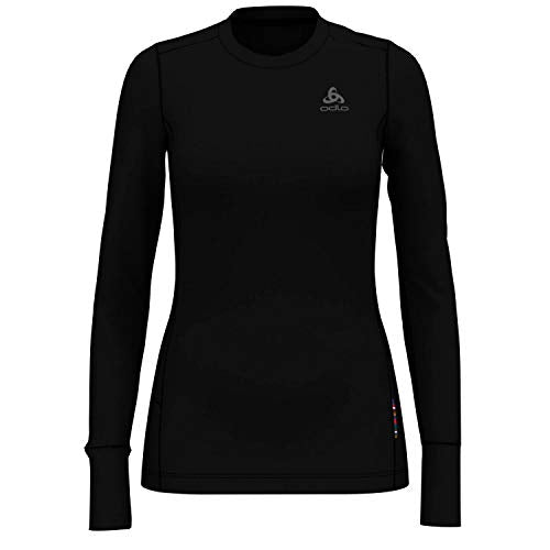 Odlo Women's Merino 200 Baselayer Crew Long Sleeve