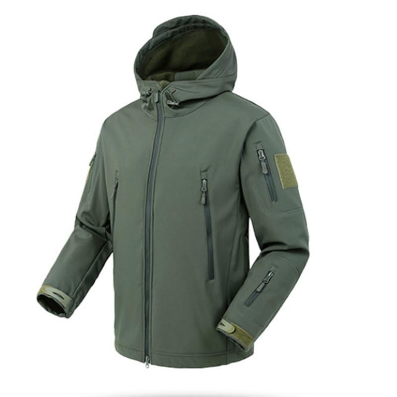 Outdoor Hooded Fleece Mountaineering Jacket