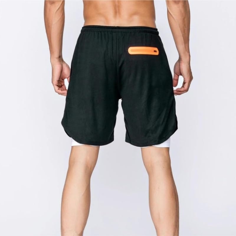 Men's 2-in-1 Quick-Dry Running Shorts