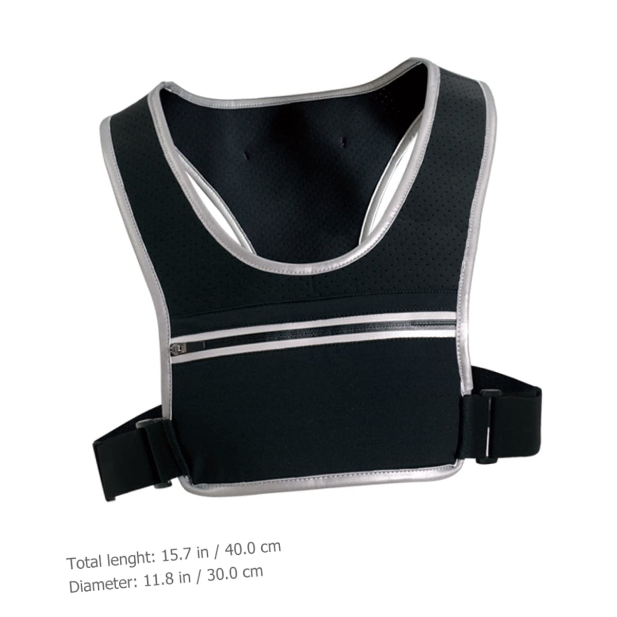 Reflective Running Vest with Adjustable Belt & Pockets
