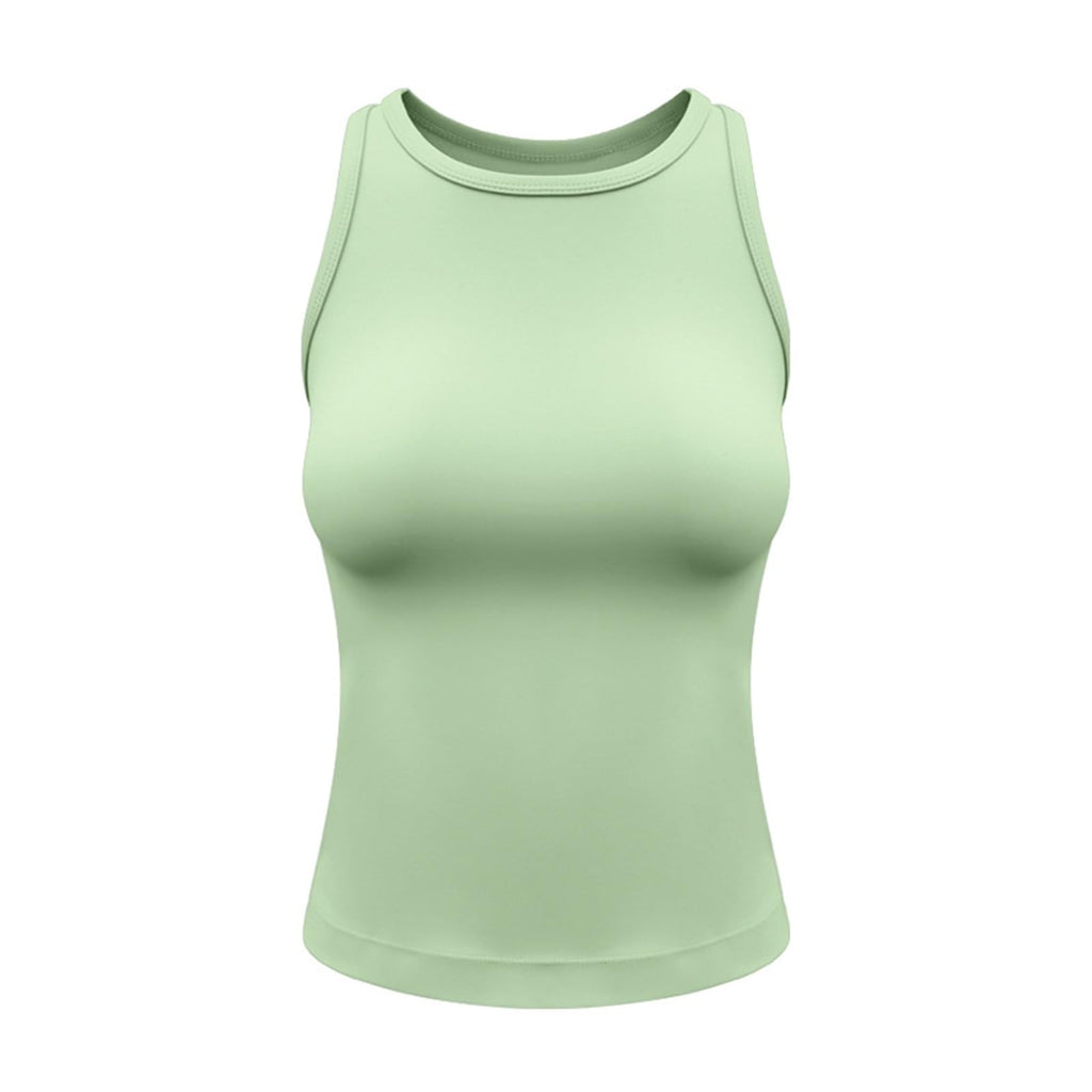 Racerback Padded Yoga Tank Top Sleeveless Fitness Workout Sports Vest