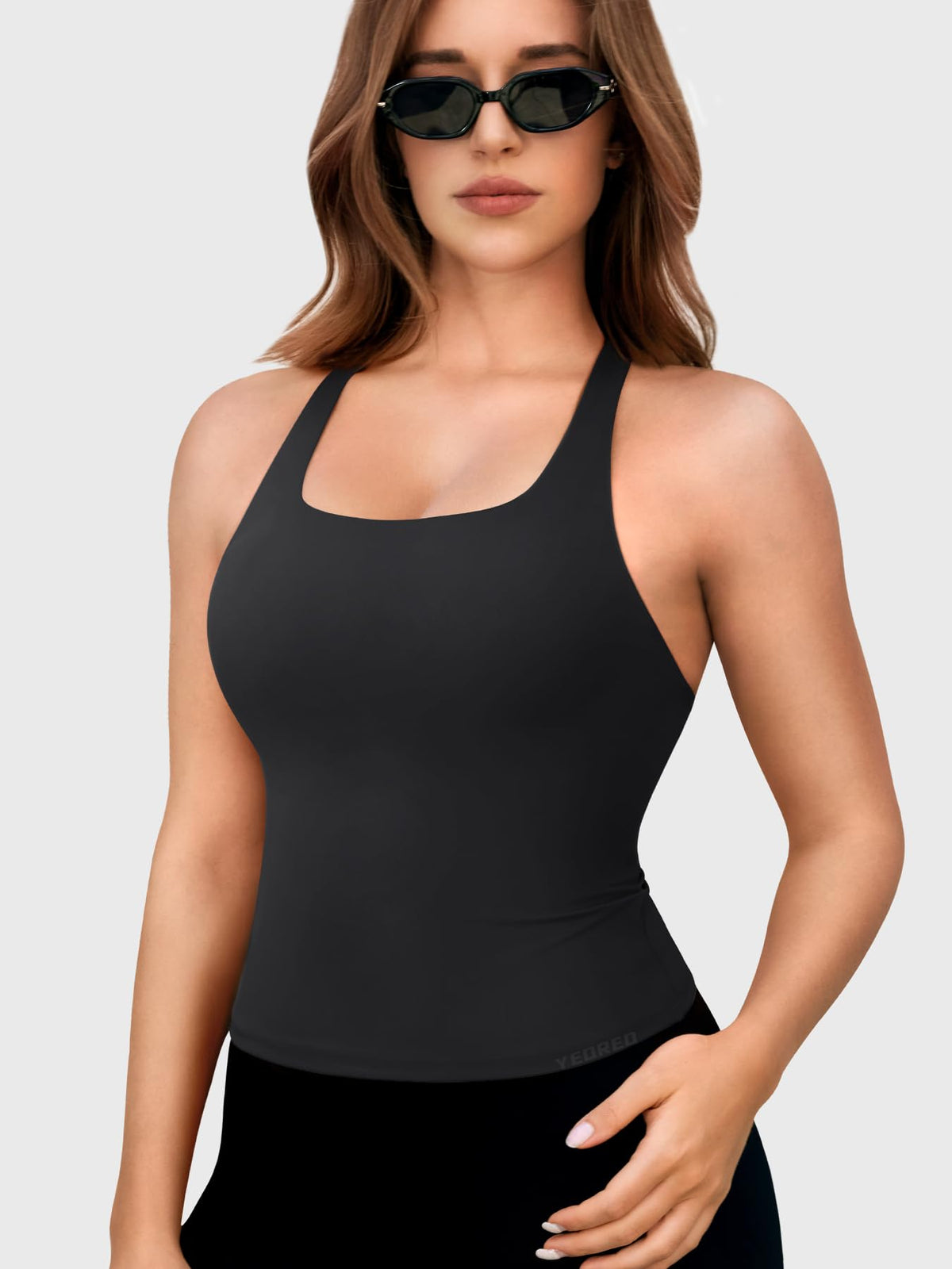 YEOREO CoreFlex Racerback Workout Tank Tops for Women