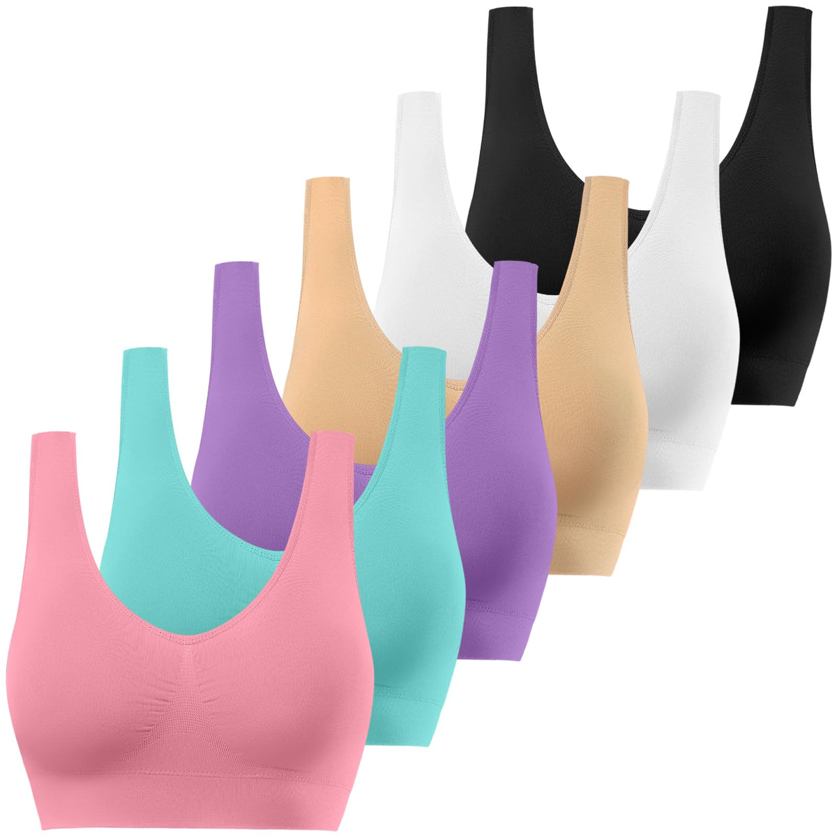 Women's Seamless Wireless Sports Bra