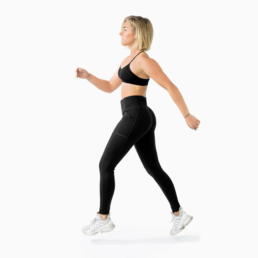 Women's Thermal Wool Leggings with Pockets