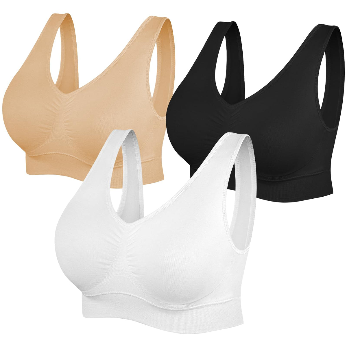 Women's Seamless Wireless Sports Bra