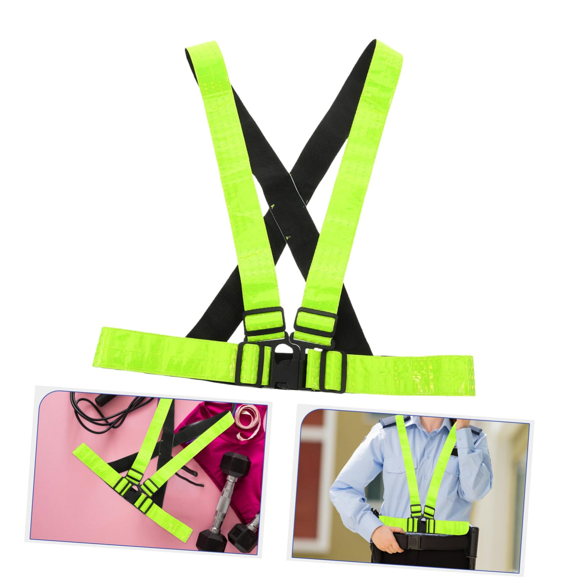 Adjustable Reflective Running Safety Vest