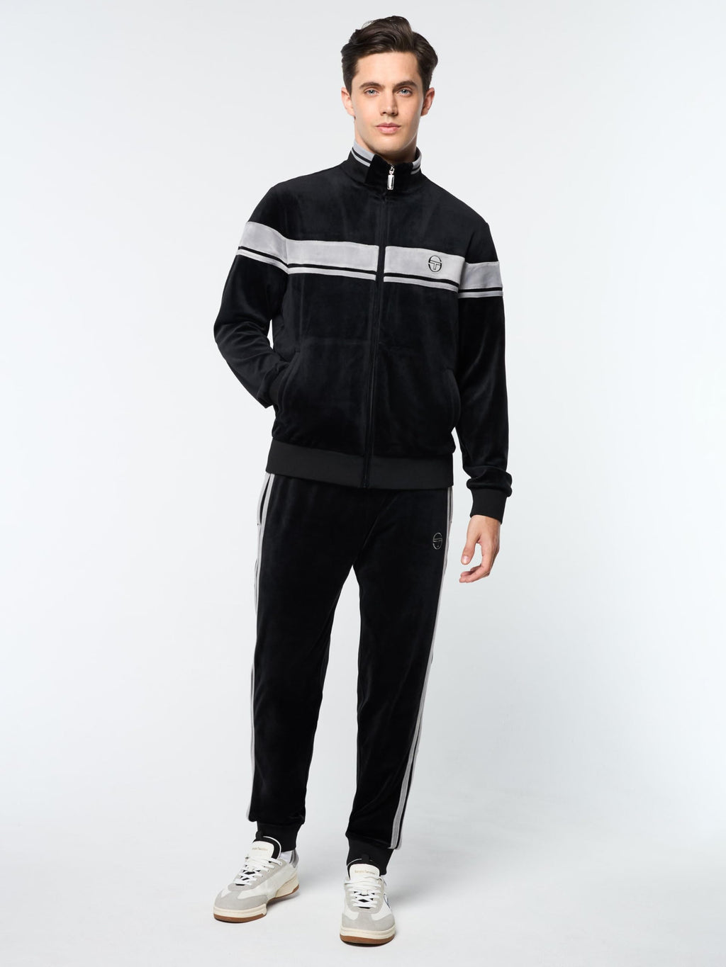 Sergio Tacchini Damarindo Velour Track Jacket- Beauty