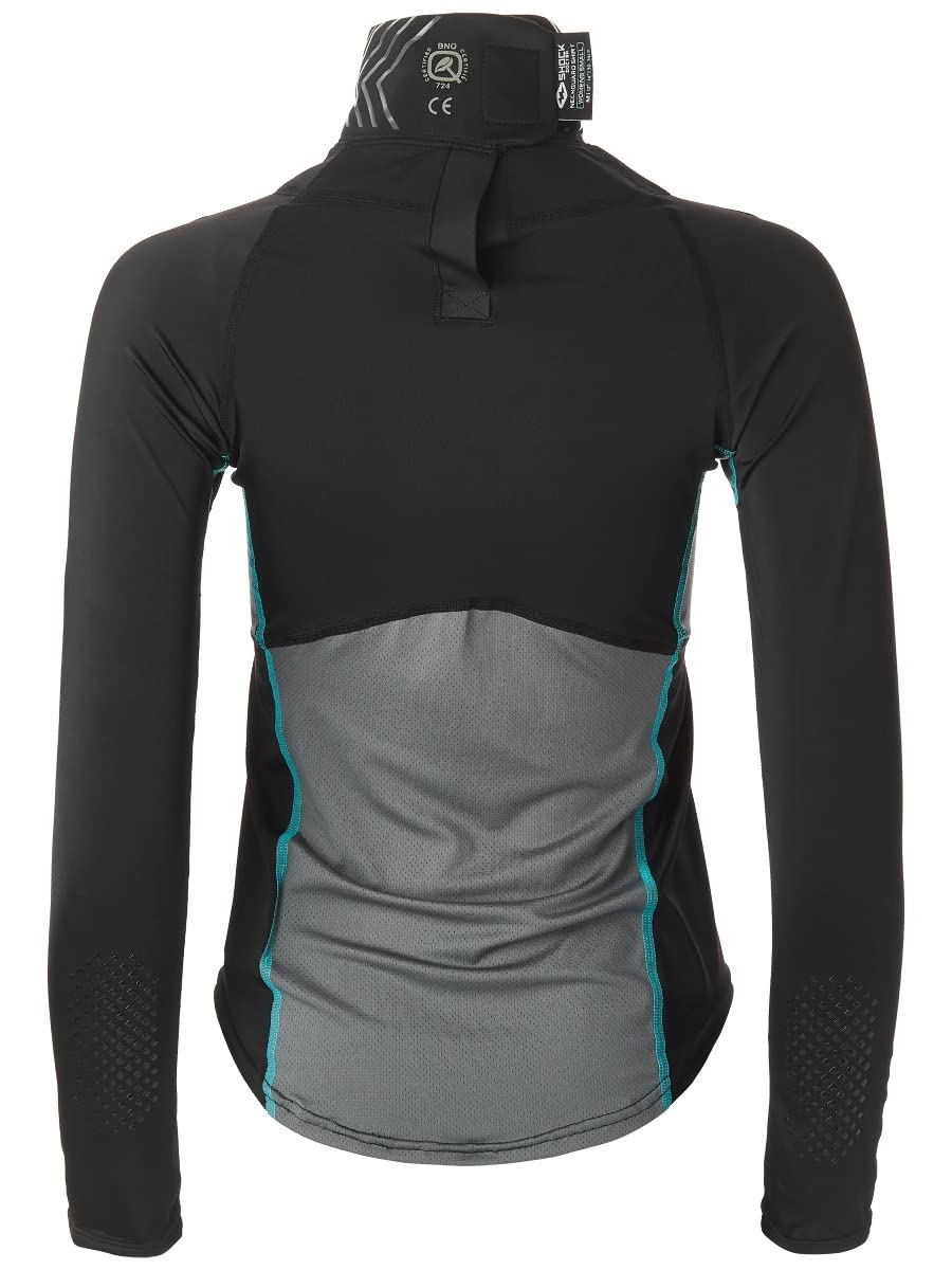 Shock Doctor Wm's Ultra Comp Neckguard Hockey Shirt LS Black/Grey S