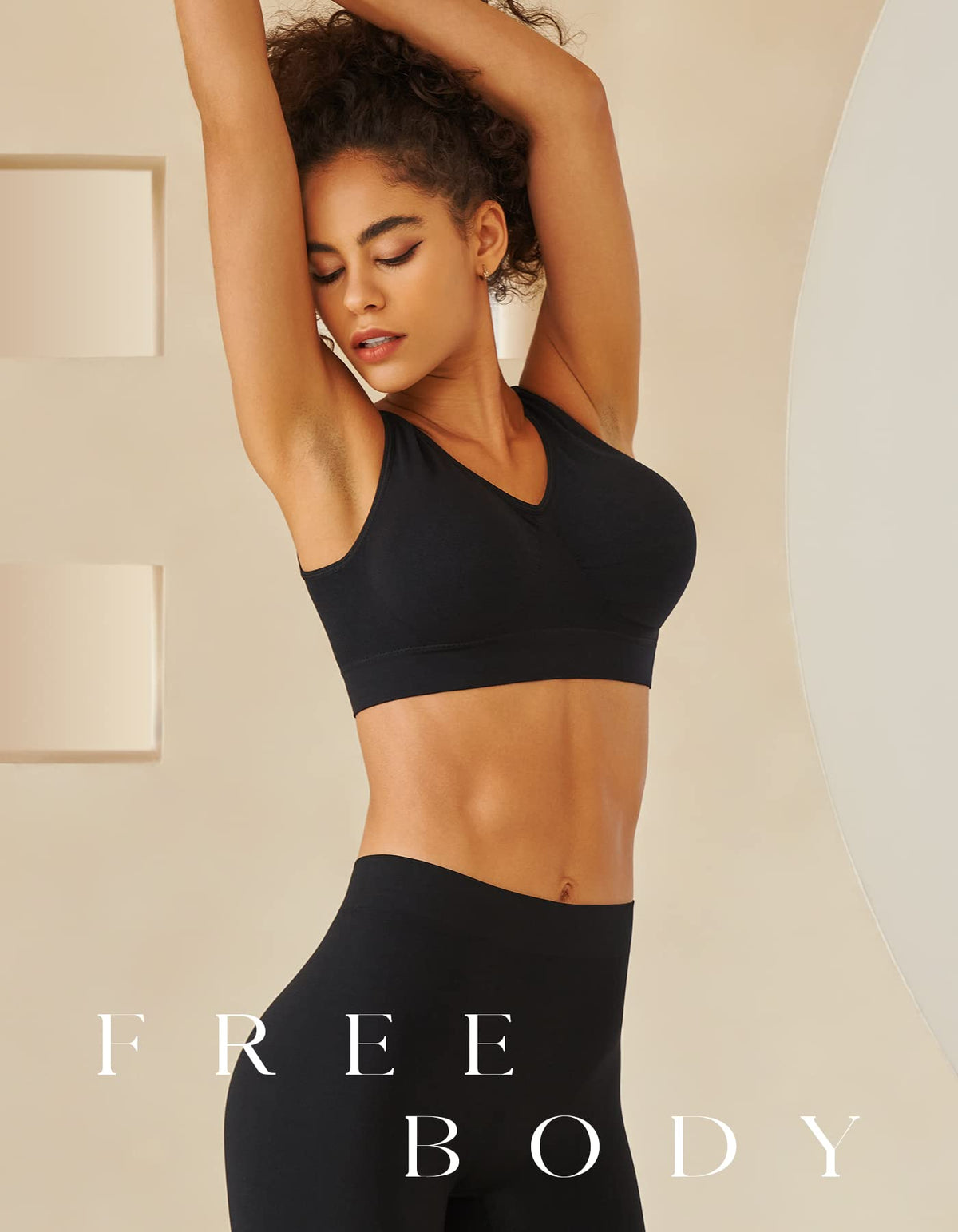 Women's Seamless Wireless Sports Bra