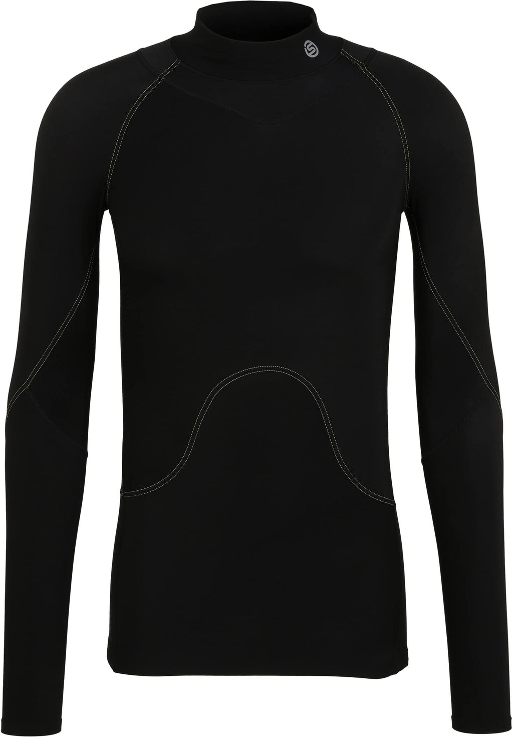 Skins Series-3 Mens Compression Top L/S Thermal L Black