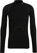 Skins Series-3 Mens Compression Top L/S Thermal L Black