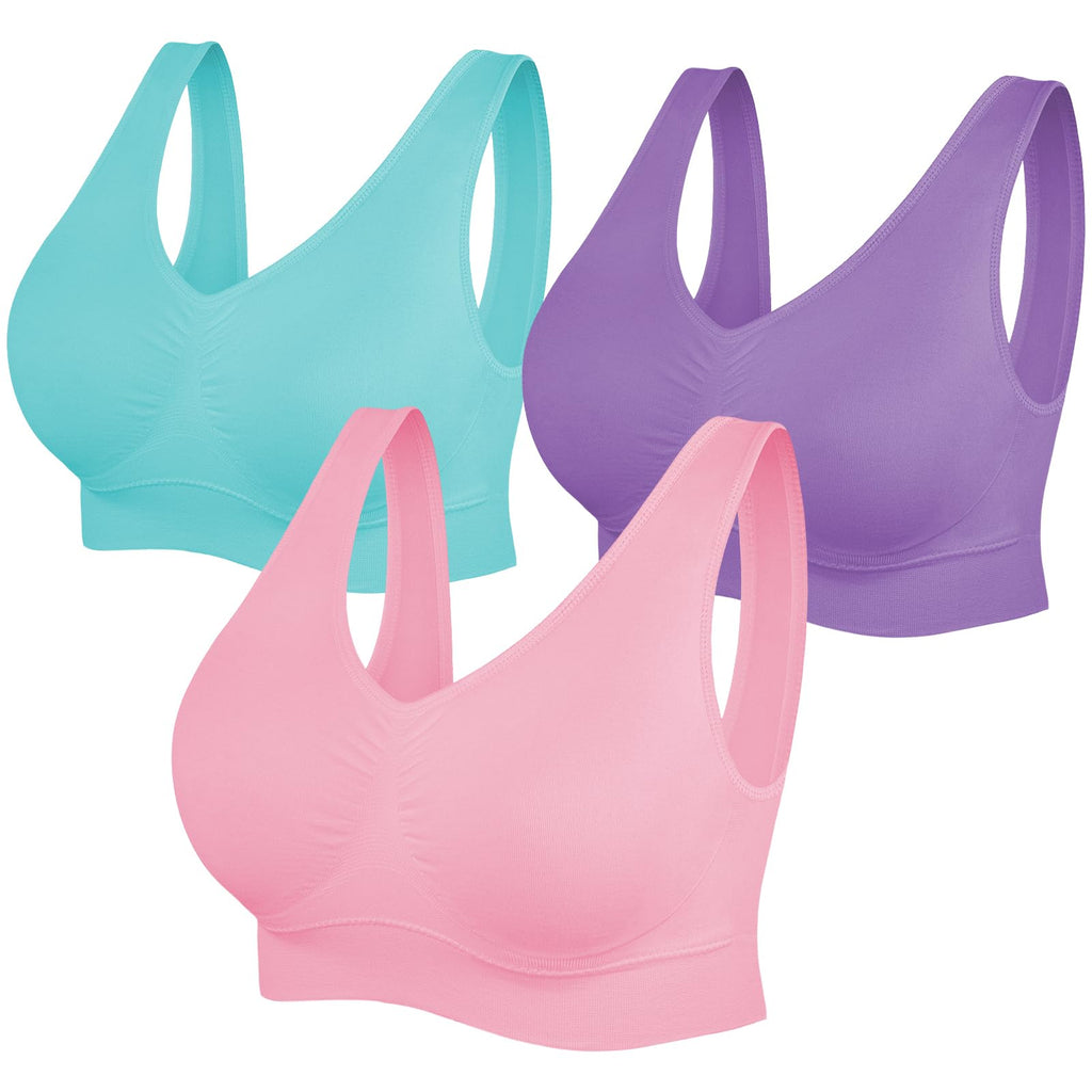 Women's Seamless Wireless Sports Bra
