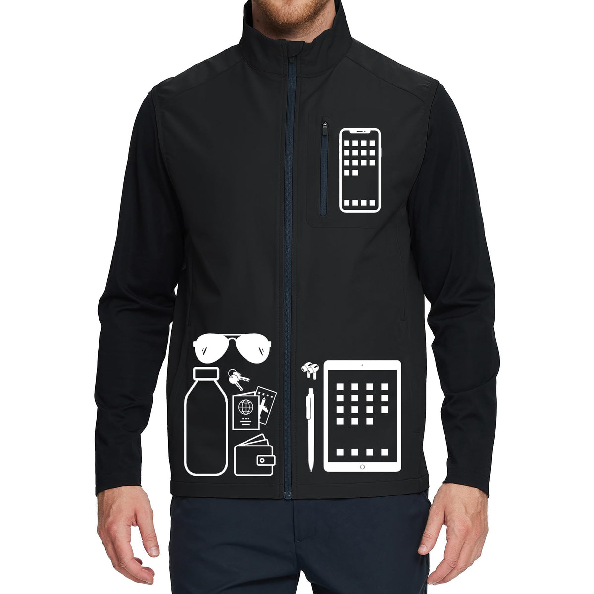 Men's Lightweight Windproof Softshell Vest