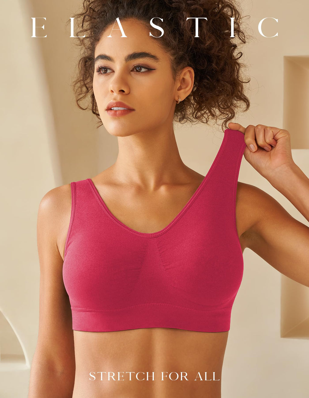 Women's Seamless Wireless Sports Bra