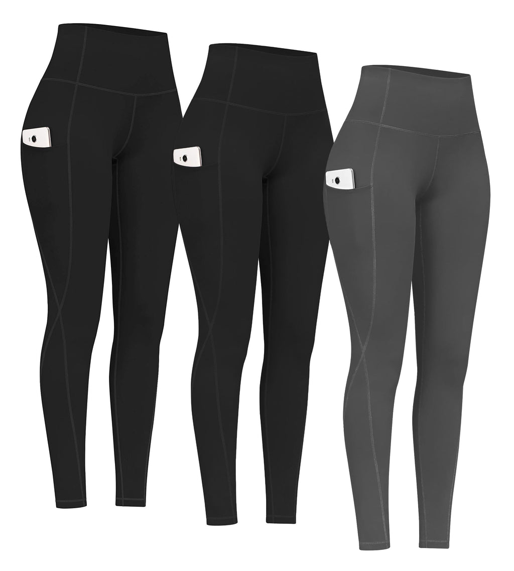 2-Pack High-Waist Yoga Leggings with Pockets