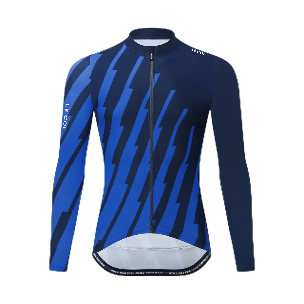 Men’s Long-Sleeve Cycling Jersey with Rear Pockets