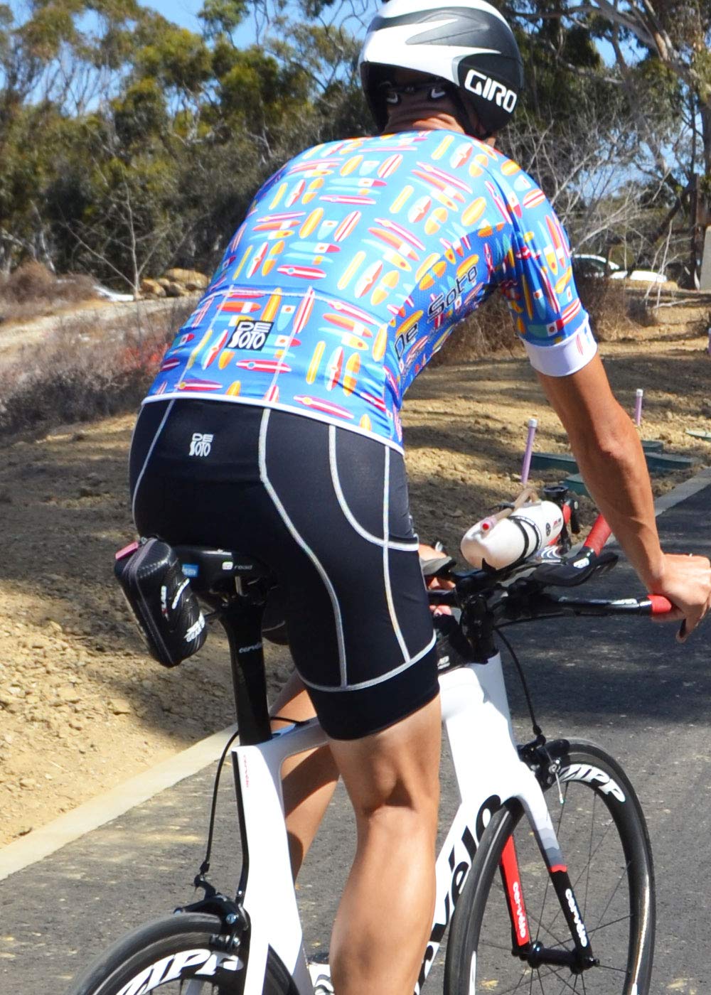 Men’s Compression Cycling Shorts with Pockets
