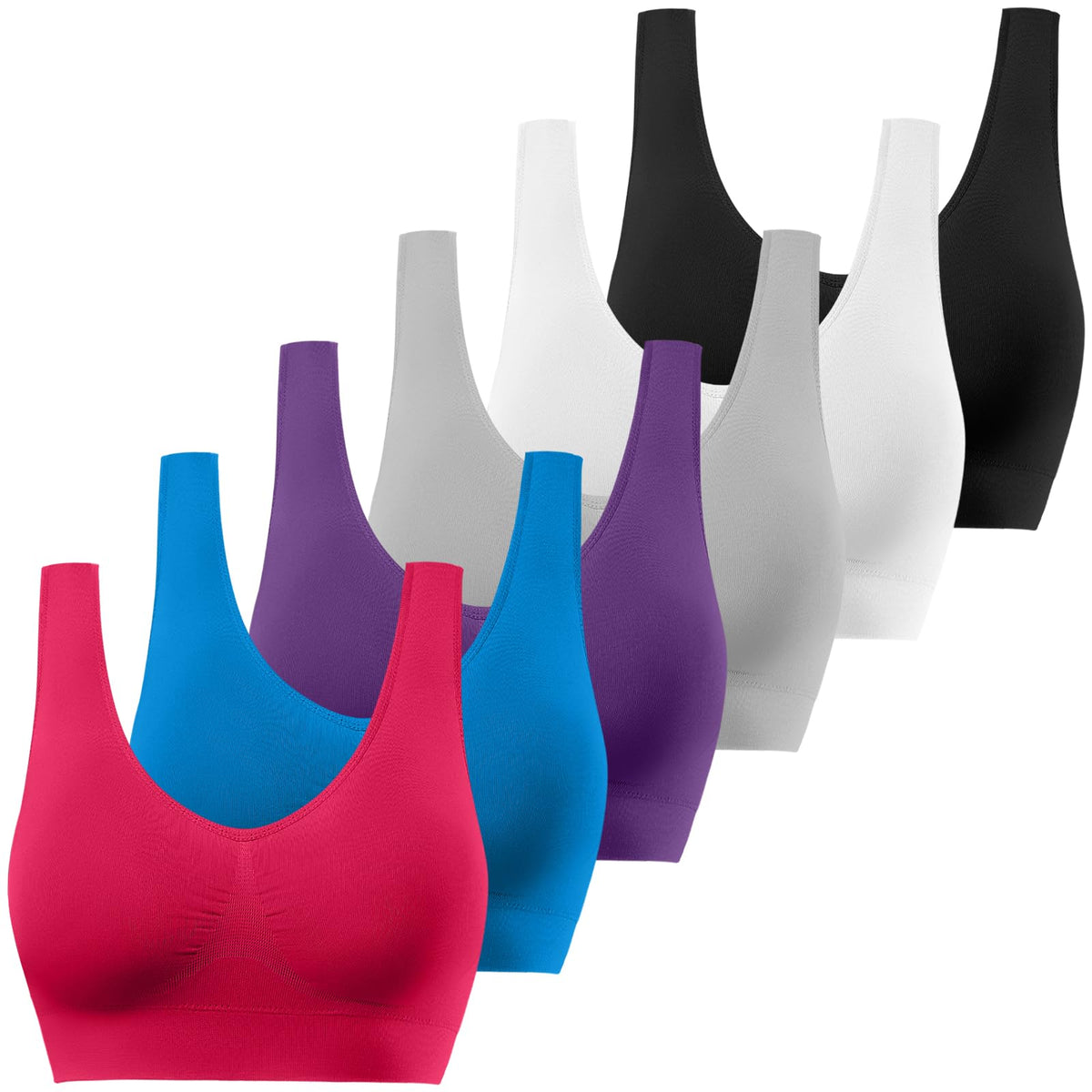 Women's Seamless Wireless Sports Bra