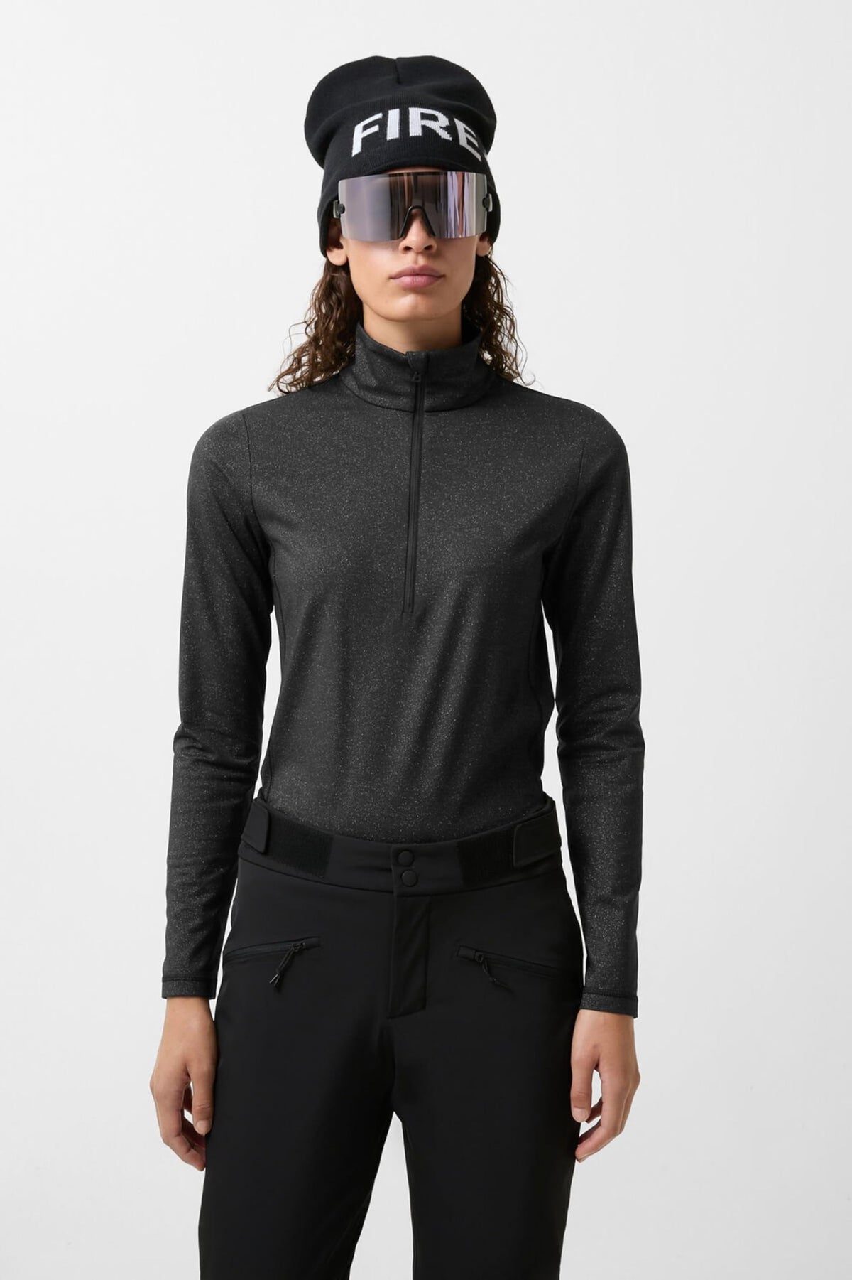 Fire and Ice L Margo2 T-Neck (Women's), Black, Medium