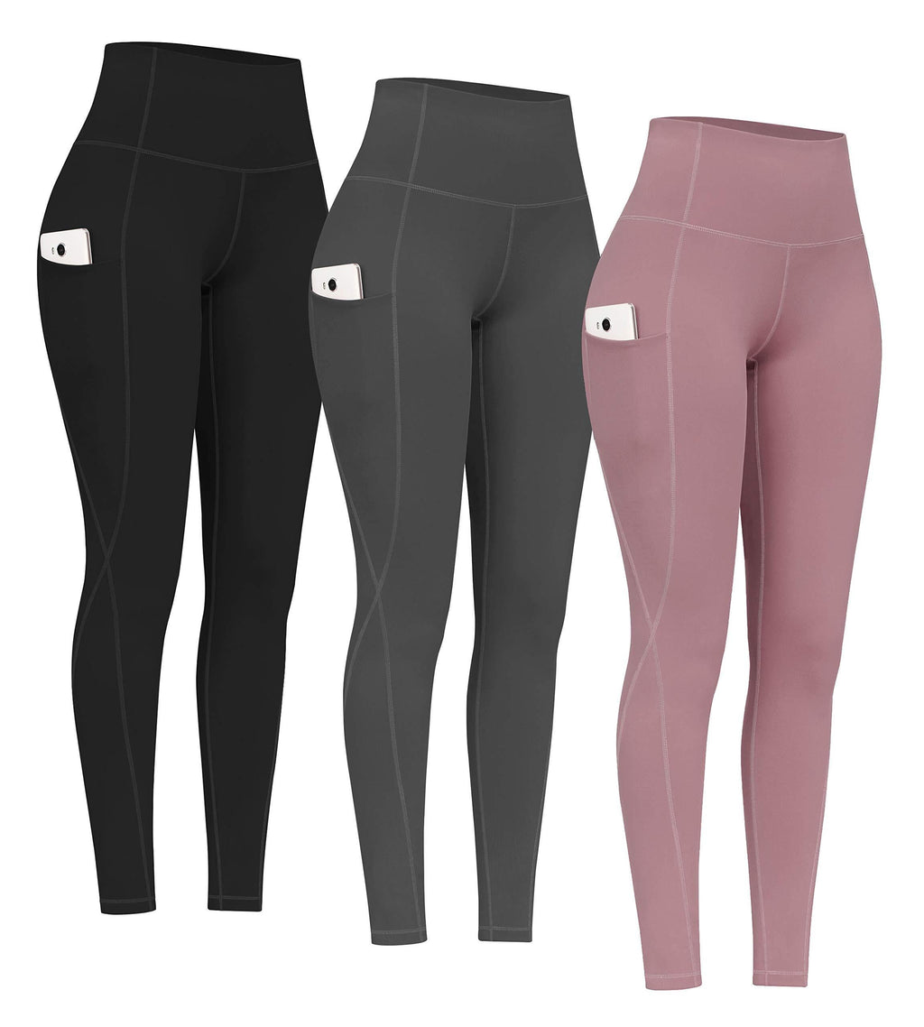 2-Pack High-Waist Yoga Leggings with Pockets