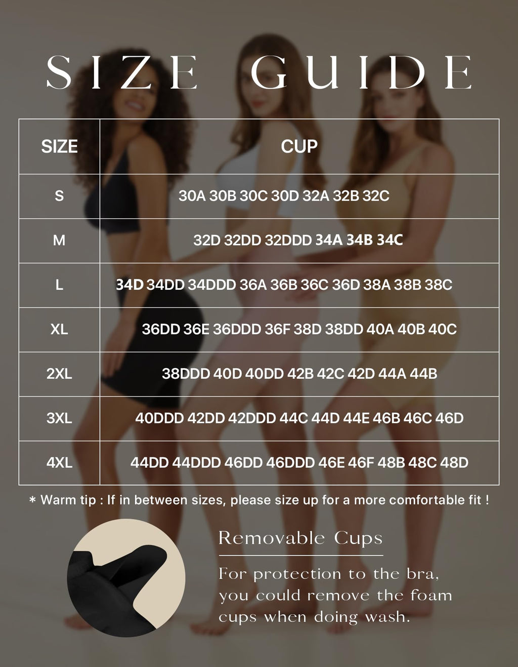 Women's Seamless Wireless Sports Bra
