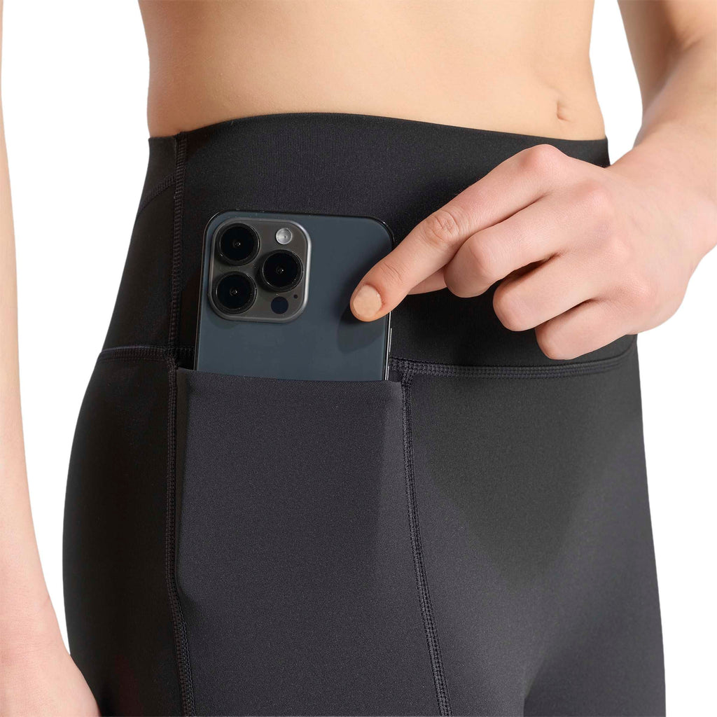 adidas Womens Optime Workout Contour Full Length Leggings Casual - Black