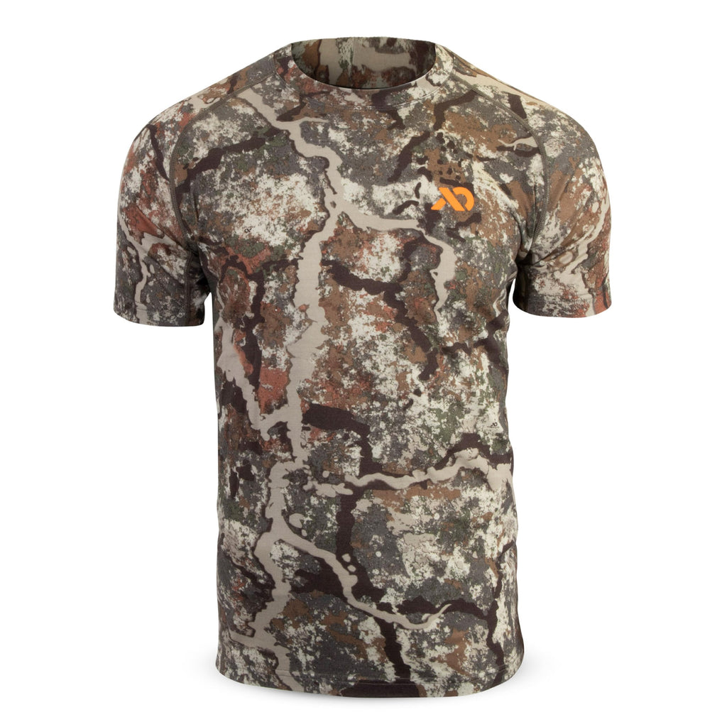 Men's Merino Wool Camo Hunting Shirt