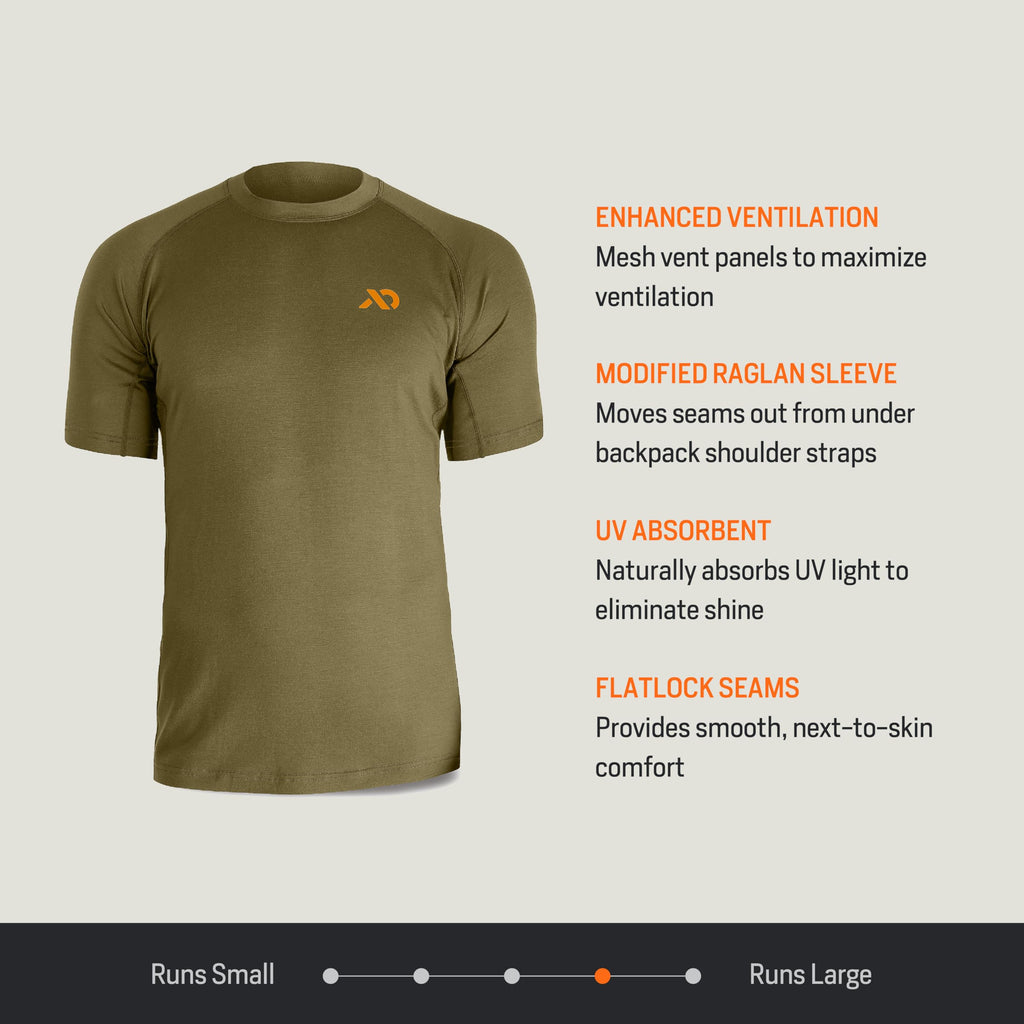 Men's Merino Wool Camo Hunting Shirt
