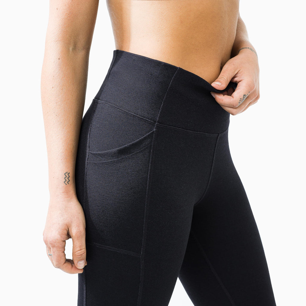 Women's Thermal Wool Leggings with Pockets